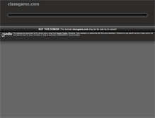 Tablet Screenshot of classgame.com